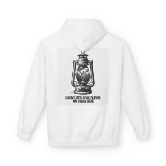 Lantern Graphic Hoodie — "Uncivilized Civilization: The Urban Dark" Vintage Lantern Streetwear