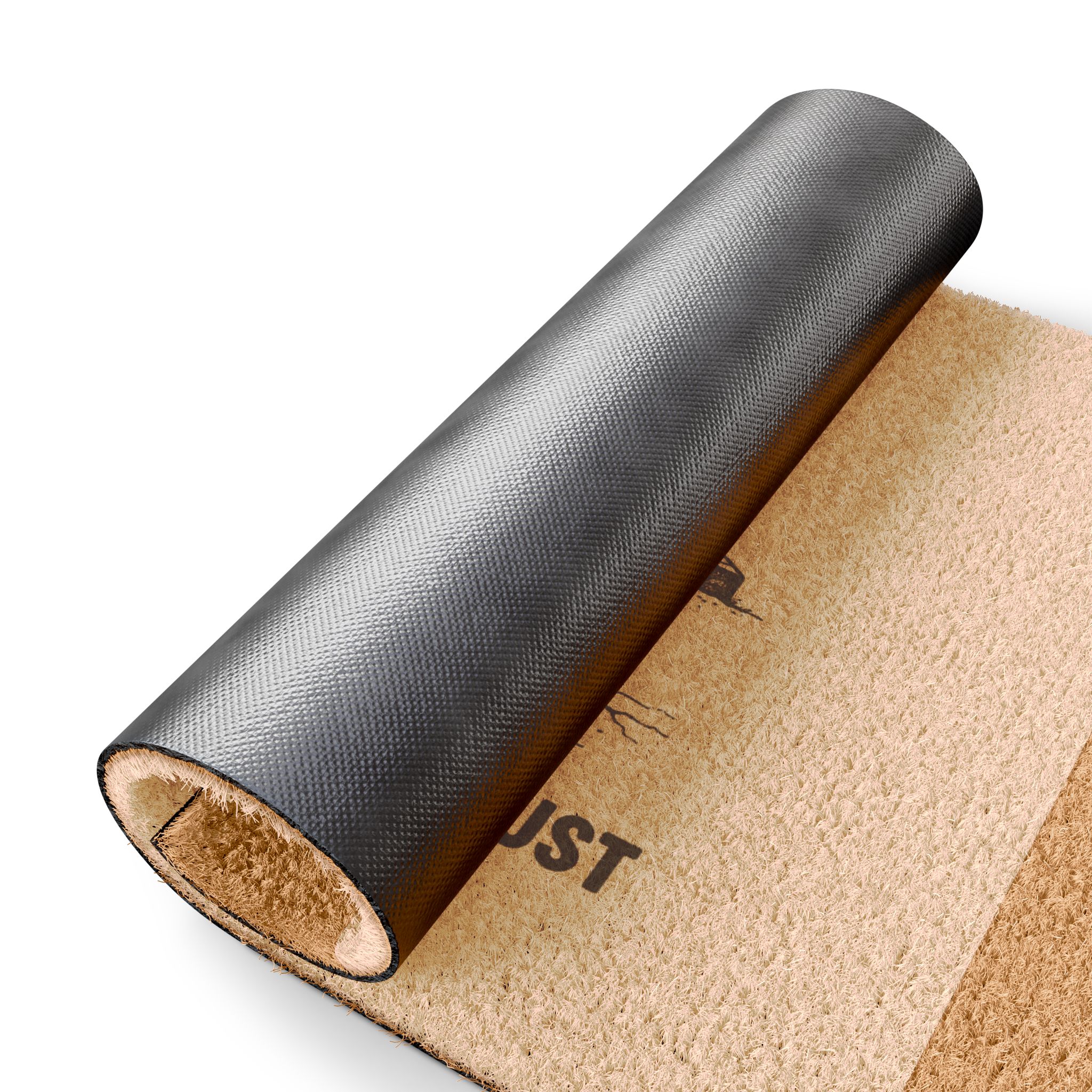 Doormat - Rustic 'The Doorstep Dust' Welcome Mat with Boots & Door Illustration - Image 2