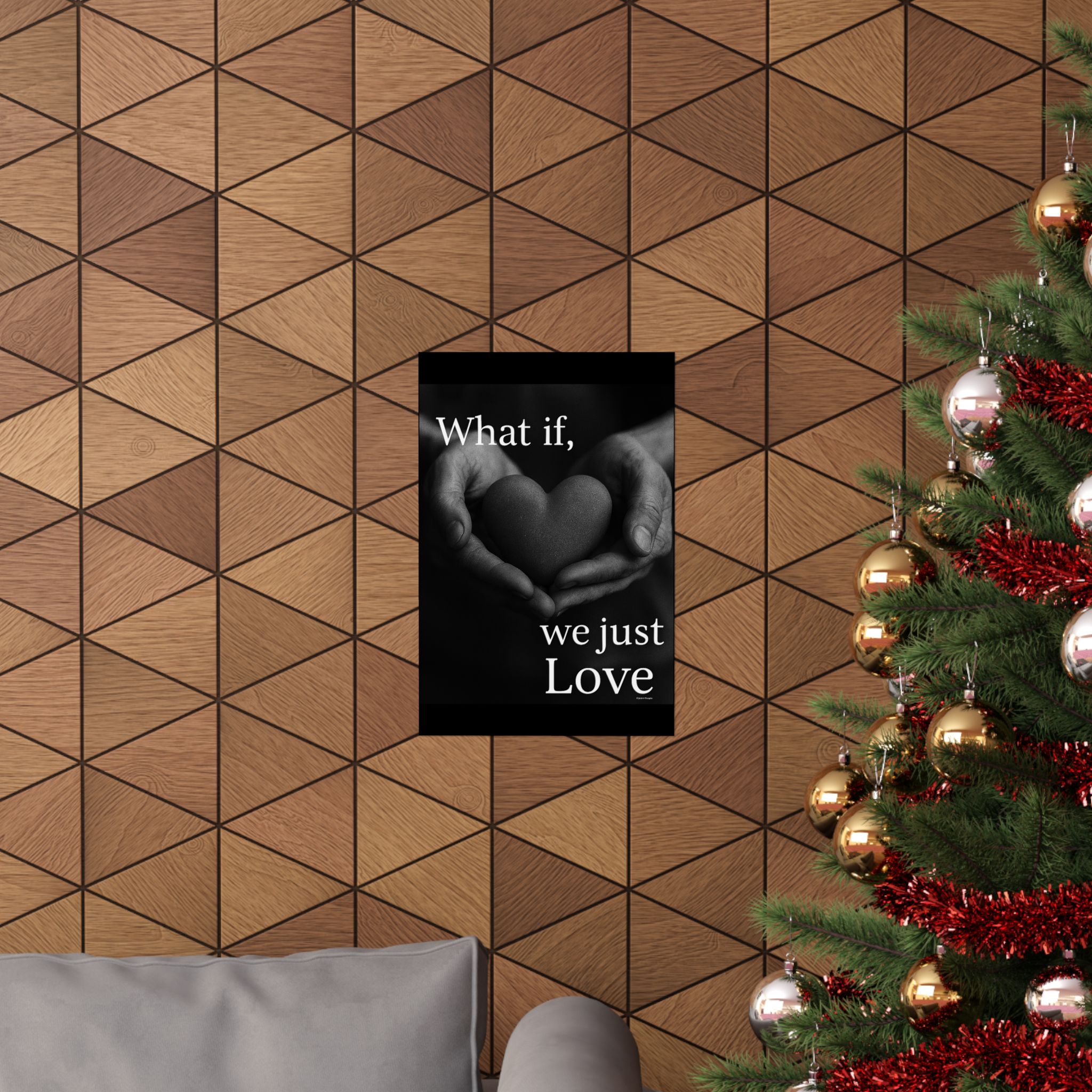 What If We Just Love Poster — Matte Vertical Inspirational Wall Art - Image 16