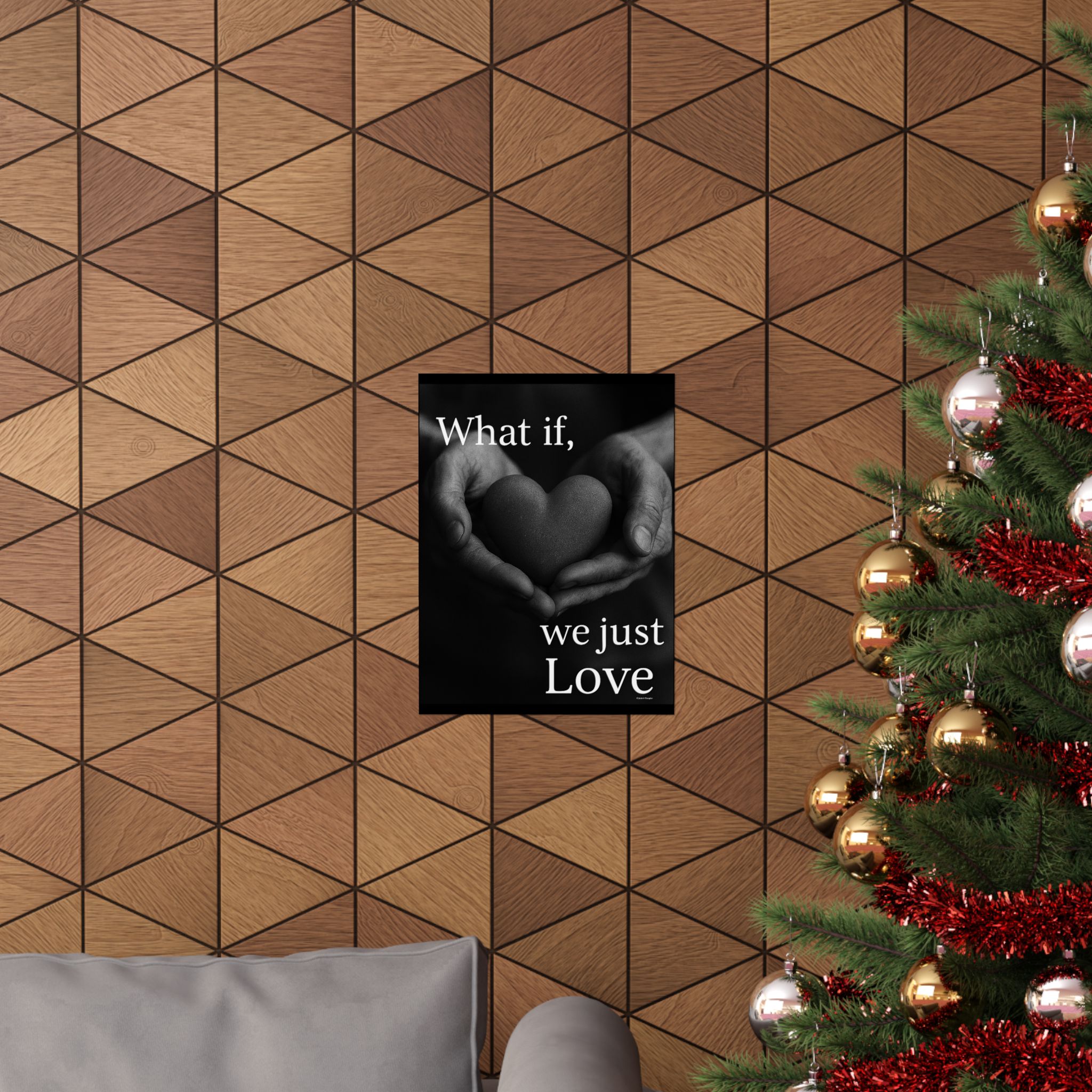 What If We Just Love Poster — Matte Vertical Inspirational Wall Art - Image 12