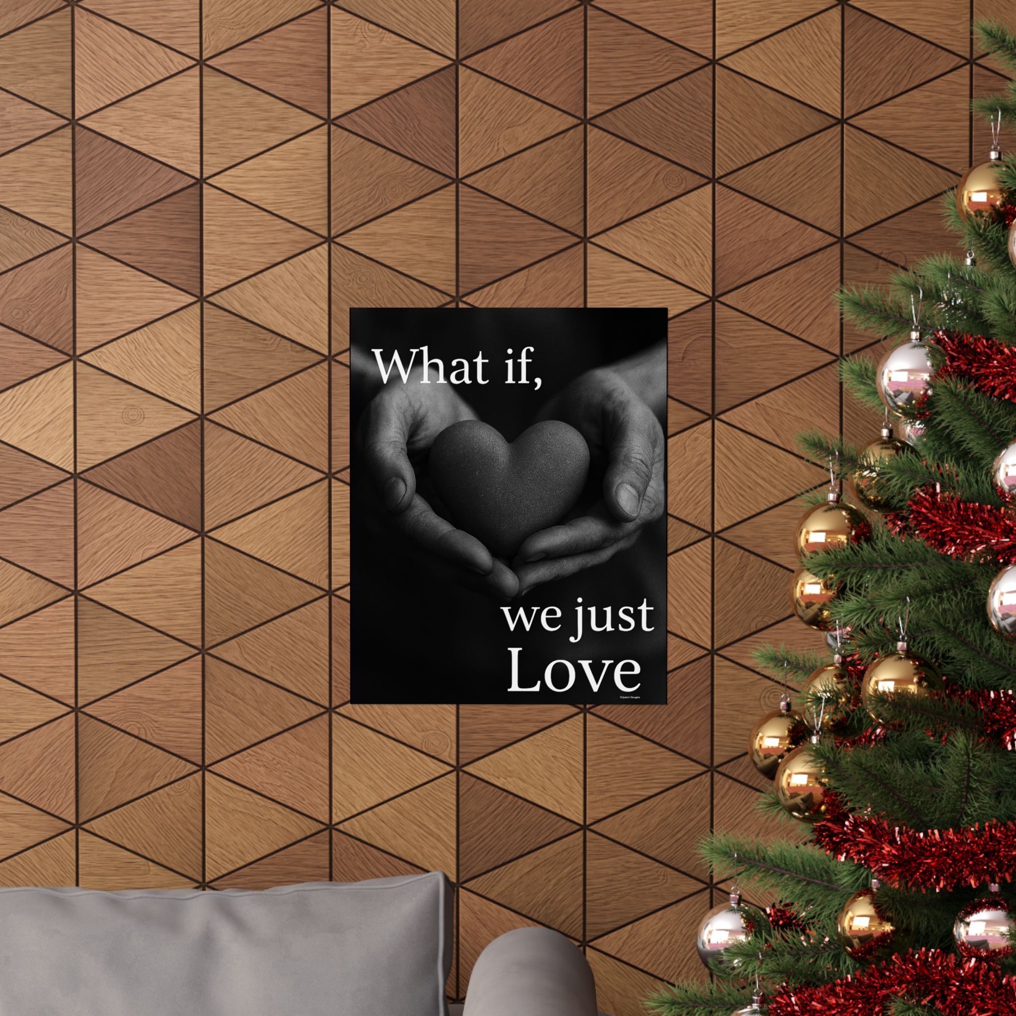 What If We Just Love Poster — Matte Vertical Inspirational Wall Art - Image 20