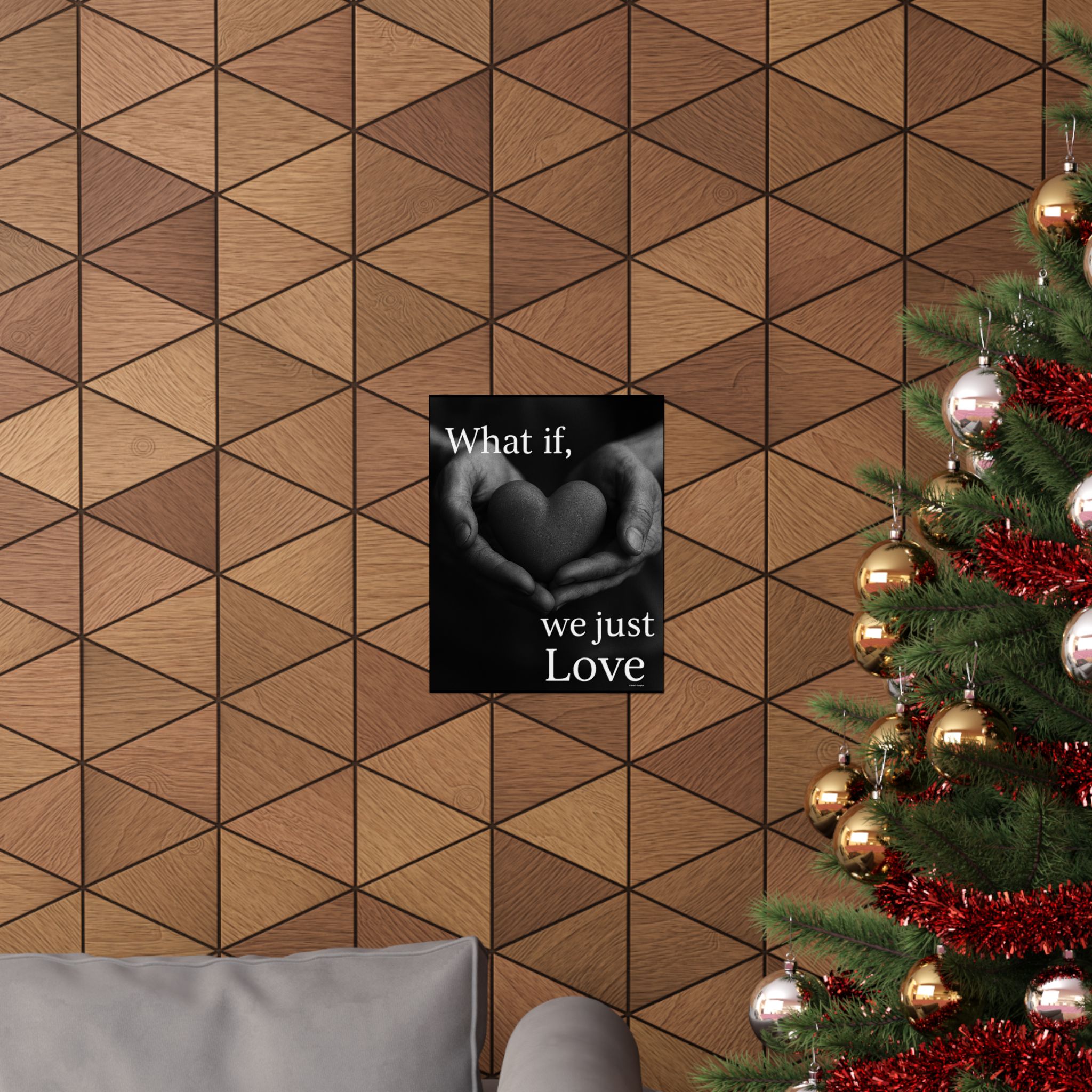 What If We Just Love Poster — Matte Vertical Inspirational Wall Art - Image 8